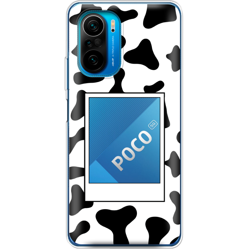 Прозрачный чехол BoxFace Poco F3 Cow