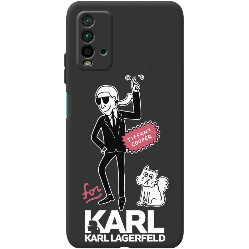 Черный чехол BoxFace Xiaomi Redmi 9T For Karl