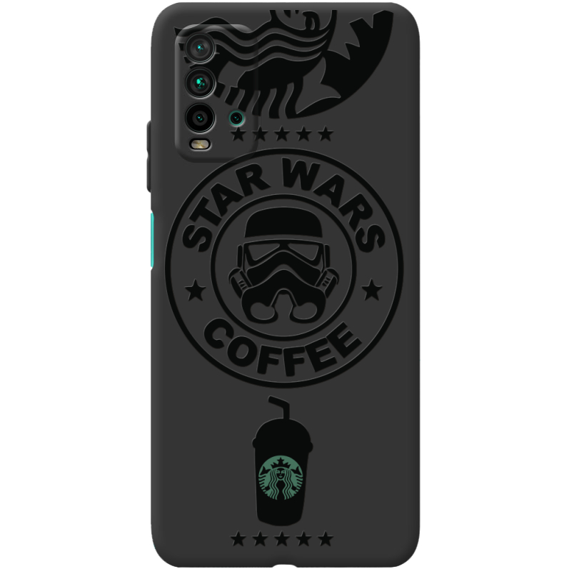 Черный чехол BoxFace Xiaomi Redmi 9T Dark Coffee