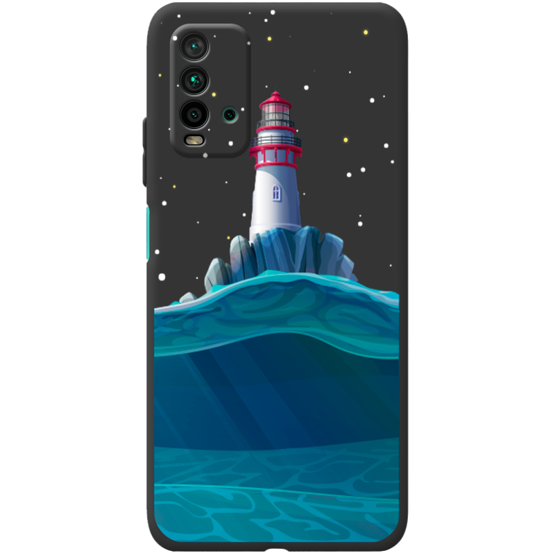 Черный чехол BoxFace Xiaomi Redmi 9T Lighthouse