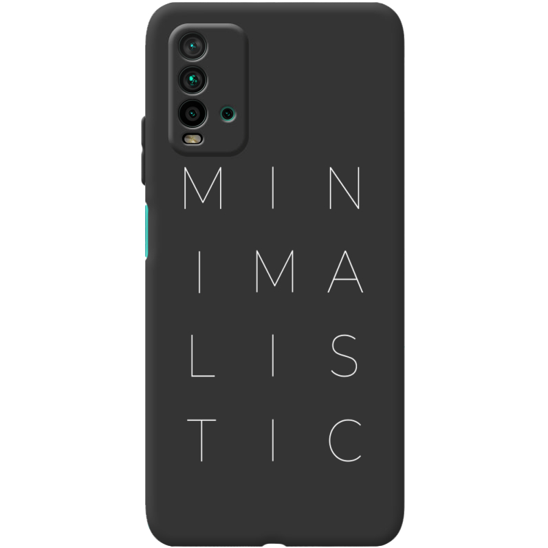 Черный чехол BoxFace Xiaomi Redmi 9T Minimalistic