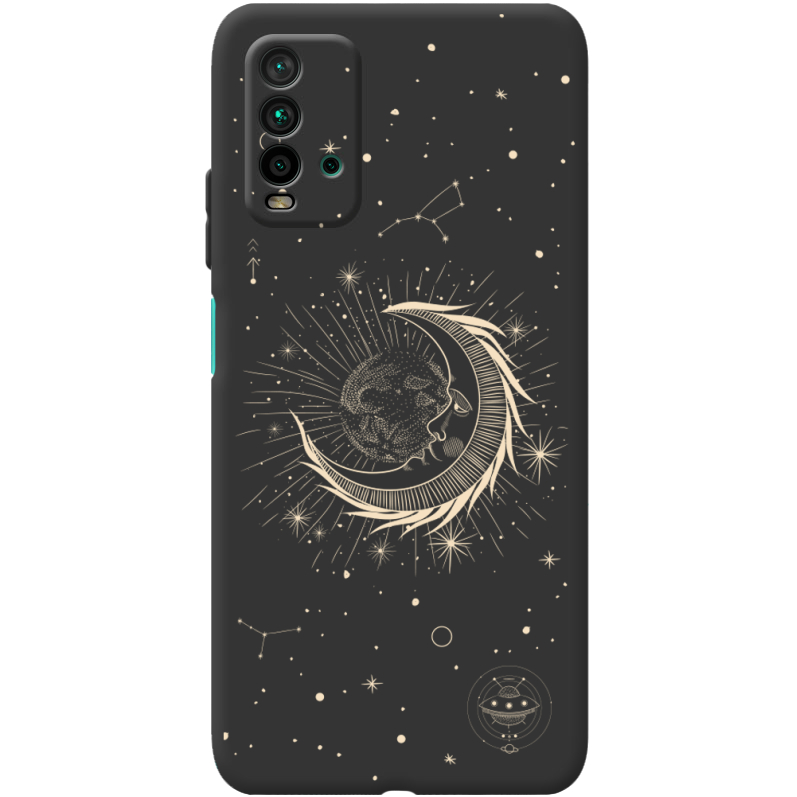 Черный чехол BoxFace Xiaomi Redmi 9T Moon