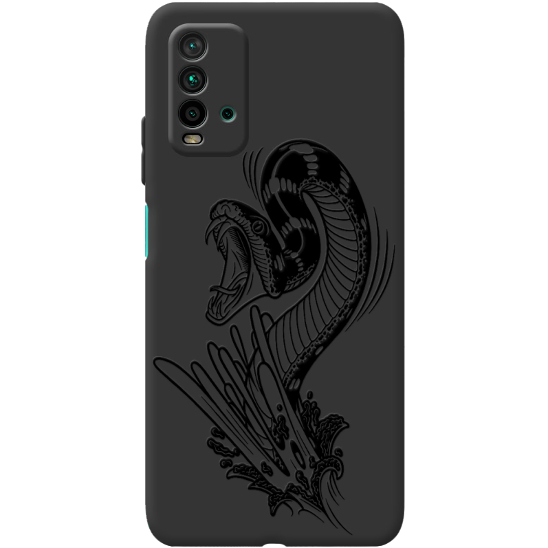 Черный чехол BoxFace Xiaomi Redmi 9T Snake