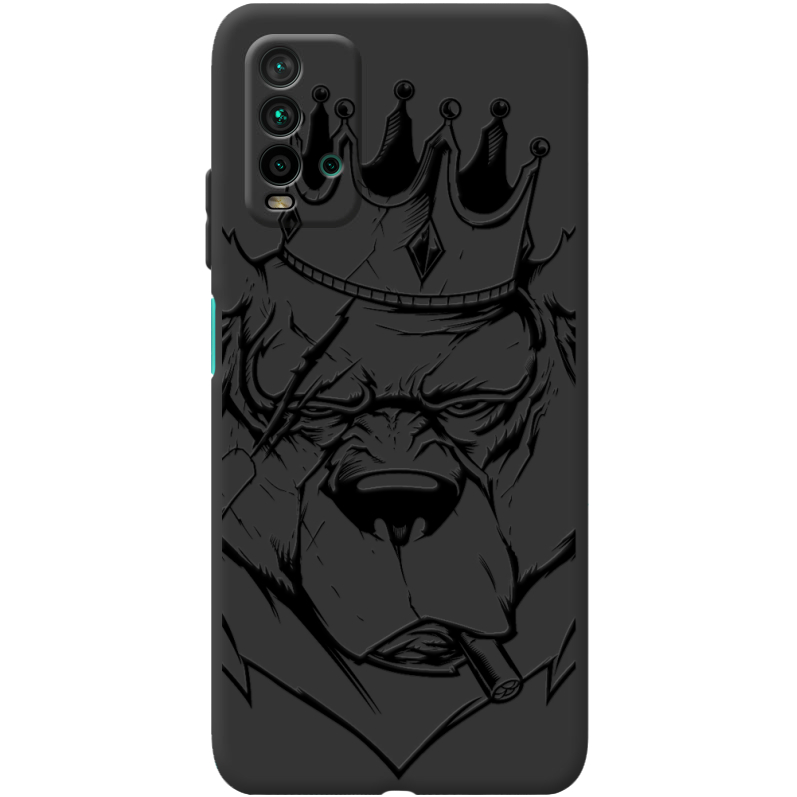 Черный чехол BoxFace Xiaomi Redmi 9T Bear King
