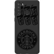 Черный чехол BoxFace Samsung A215 Galaxy A21 Black Coffee