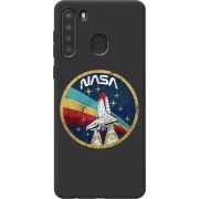 Черный чехол BoxFace Samsung A215 Galaxy A21 NASA