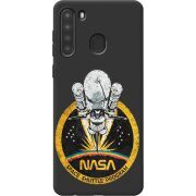 Черный чехол BoxFace Samsung A215 Galaxy A21 NASA Spaceship