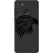 Черный чехол BoxFace Samsung A215 Galaxy A21 Eagle