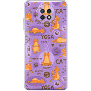 Чехол BoxFace Xiaomi Redmi Note 9T Yoga Cat