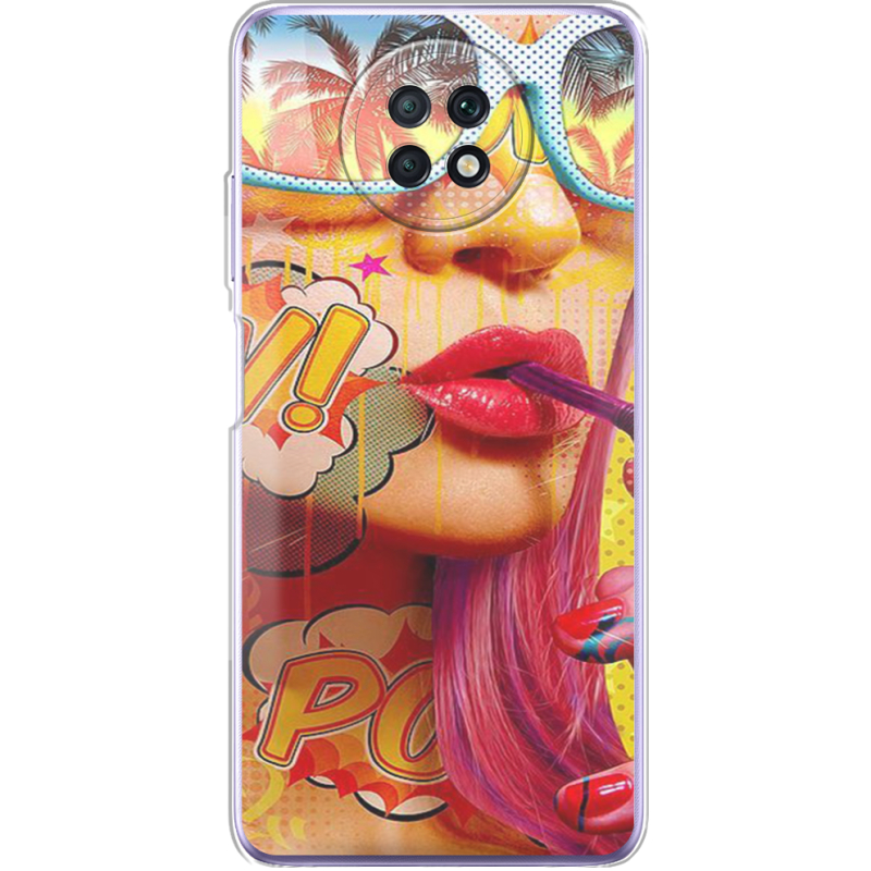 Чехол BoxFace Xiaomi Redmi Note 9T Yellow Girl Pop Art