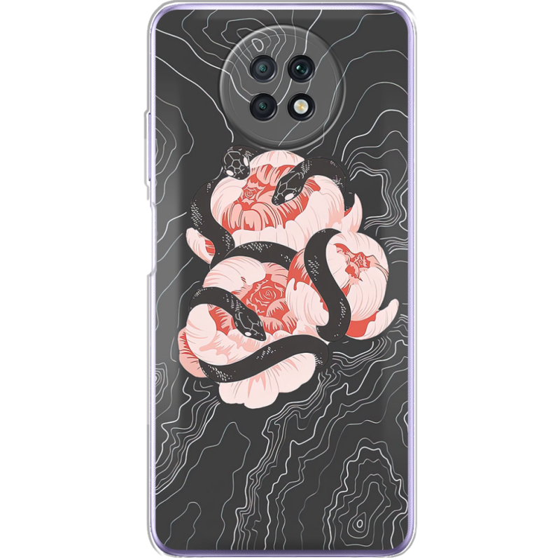 Чехол BoxFace Xiaomi Redmi Note 9T Snake Rose
