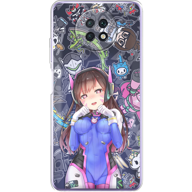Чехол BoxFace Xiaomi Redmi Note 9T Overwatch D.VA