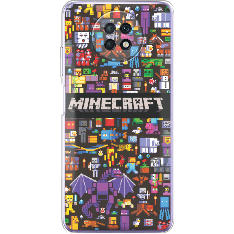 Чехол BoxFace Xiaomi Redmi Note 9T Minecraft Mobbery