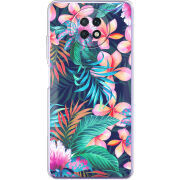 Чехол BoxFace Xiaomi Redmi Note 9T flowers in the tropics