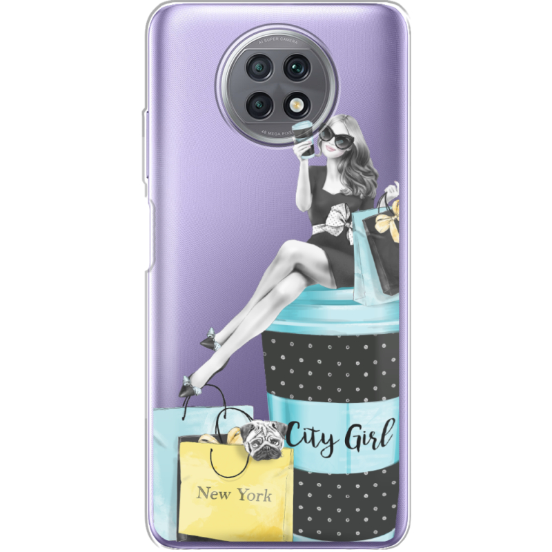 Прозрачный чехол BoxFace Xiaomi Redmi Note 9T City Girl