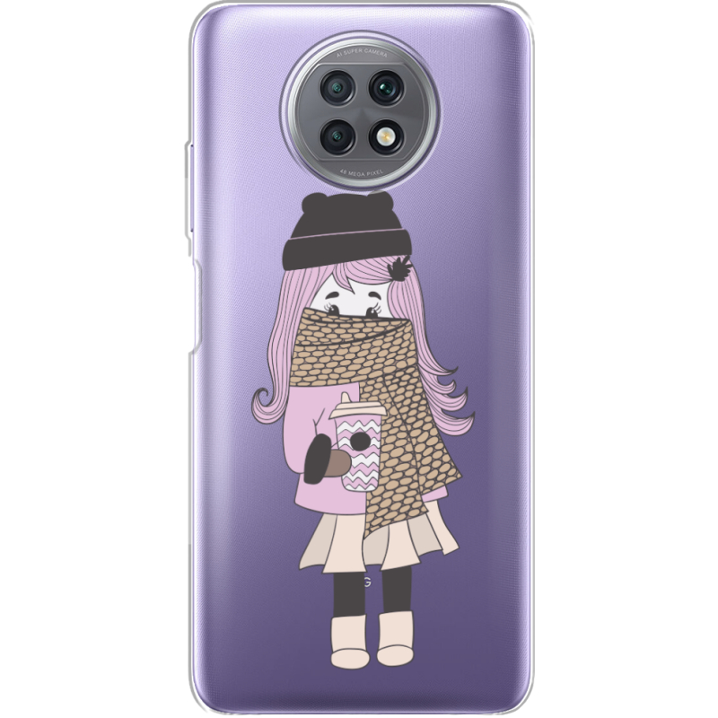 Прозрачный чехол BoxFace Xiaomi Redmi Note 9T Winter Morning Girl