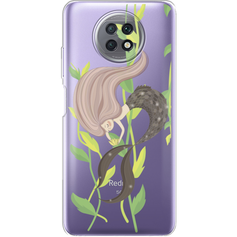 Прозрачный чехол BoxFace Xiaomi Redmi Note 9T Cute Mermaid