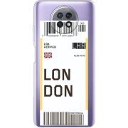 Прозрачный чехол BoxFace Xiaomi Redmi Note 9T Ticket London