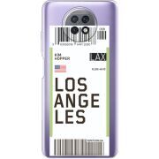 Прозрачный чехол BoxFace Xiaomi Redmi Note 9T Ticket Los Angeles