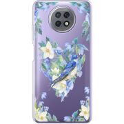 Прозрачный чехол BoxFace Xiaomi Redmi Note 9T Spring Bird