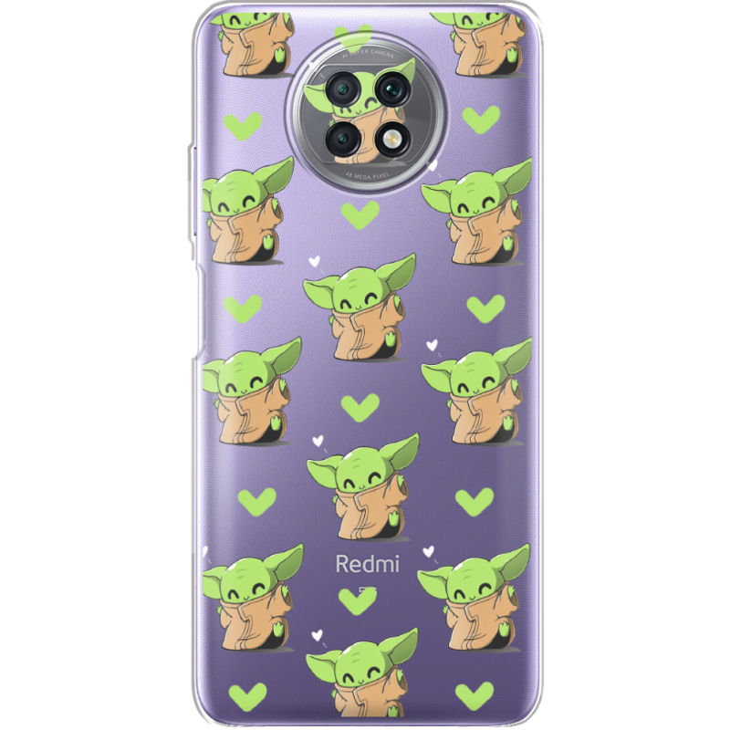 Прозрачный чехол BoxFace Xiaomi Redmi Note 9T Pattern Baby Yoda