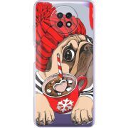 Прозрачный чехол BoxFace Xiaomi Redmi Note 9T Winter Puggy