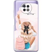 Прозрачный чехол BoxFace Xiaomi Redmi Note 9T Travel Girl