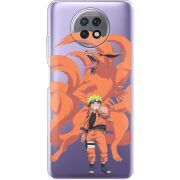 Прозрачный чехол BoxFace Xiaomi Redmi Note 9T Naruto and Kurama