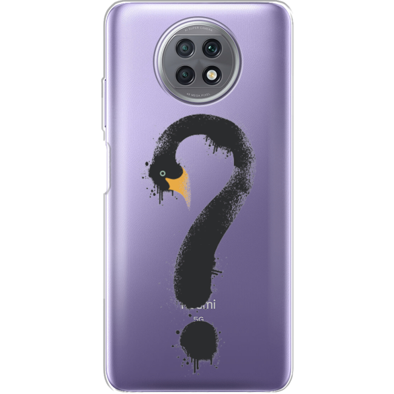 Прозрачный чехол BoxFace Xiaomi Redmi Note 9T Swan question