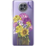 Прозрачный чехол BoxFace Xiaomi Redmi Note 9T My Bouquet