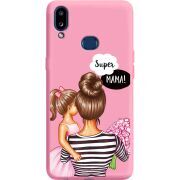 Розовый чехол Boxface Samsung A107 Galaxy A10s Super Mama and Daughter