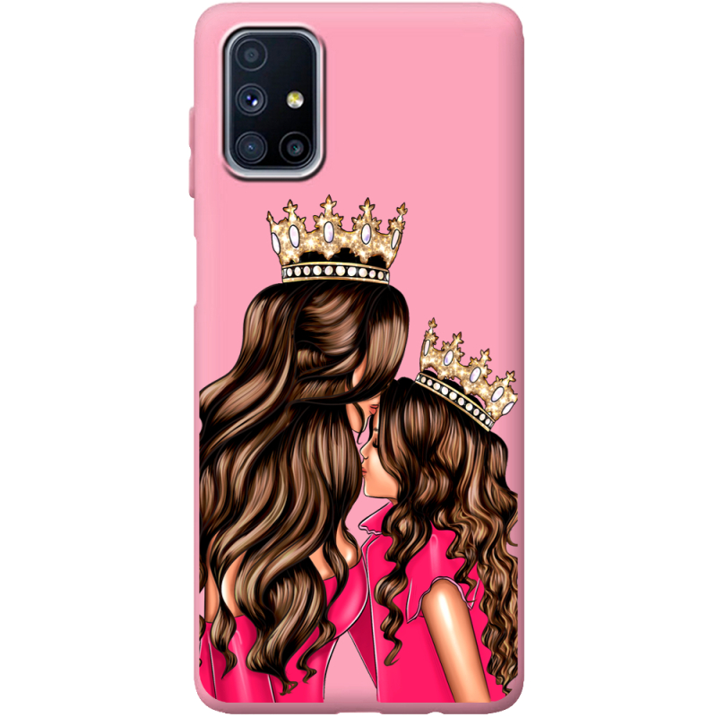 Розовый чехол BoxFace Samsung M515 Galaxy M51 Queen and Princess