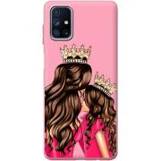 Розовый чехол BoxFace Samsung M515 Galaxy M51 Queen and Princess