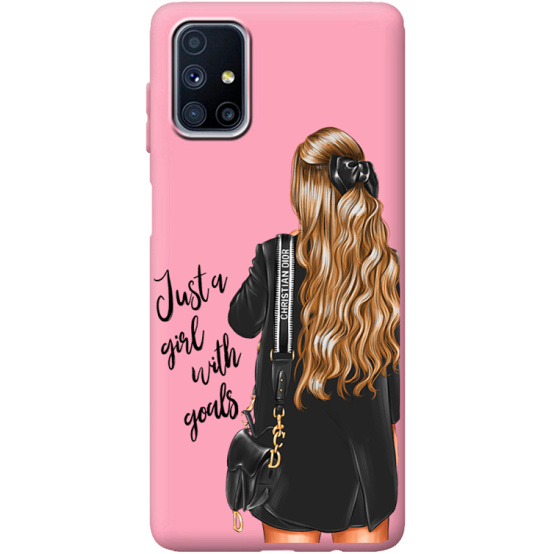 Розовый чехол BoxFace Samsung M515 Galaxy M51 Just Girl