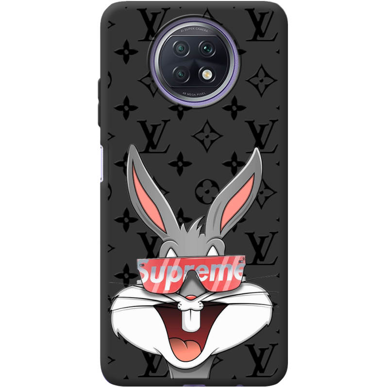 Черный чехол BoxFace Xiaomi Redmi Note 9T looney bunny