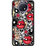 Черный чехол BoxFace Xiaomi Redmi Note 9T Rock Graffiti