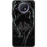 Черный чехол BoxFace Xiaomi Redmi Note 9T Wolf