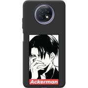 Черный чехол BoxFace Xiaomi Redmi Note 9T Attack On Titan - Ackerman