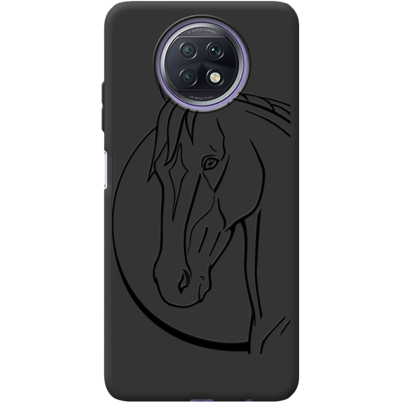 Черный чехол BoxFace Xiaomi Redmi Note 9T Horse