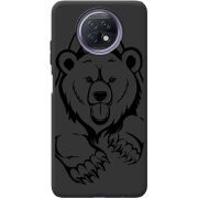 Черный чехол BoxFace Xiaomi Redmi Note 9T Grizzly Bear