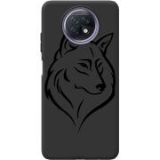 Черный чехол BoxFace Xiaomi Redmi Note 9T Wolf