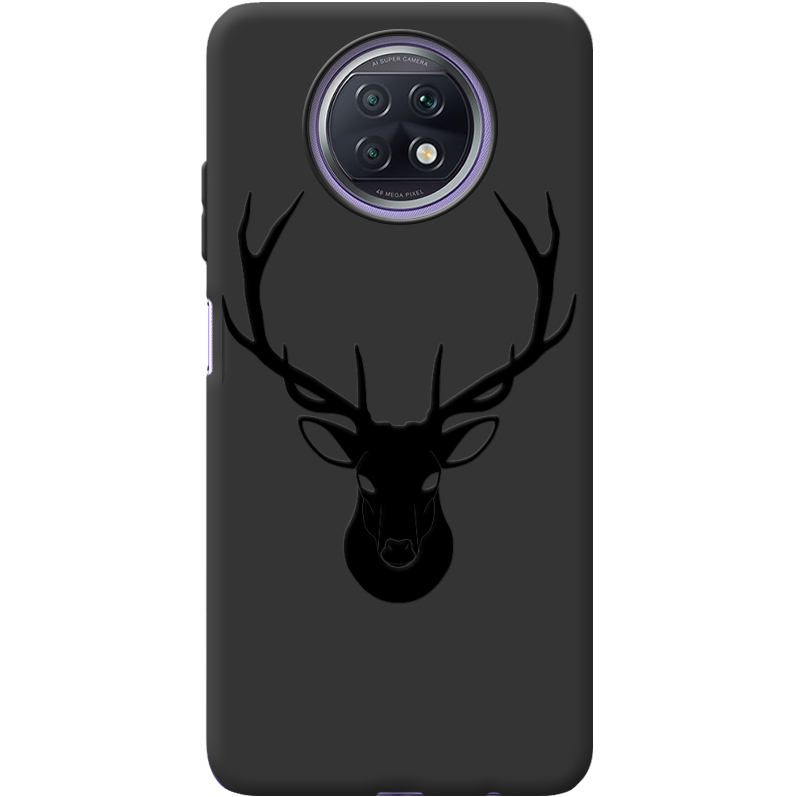 Черный чехол BoxFace Xiaomi Redmi Note 9T Deer