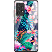 Защитный чехол BoxFace Glossy Panel Samsung A525 Galaxy A52 Exotic Flowers