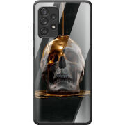 Защитный чехол BoxFace Glossy Panel Samsung A525 Galaxy A52 Gold Skull