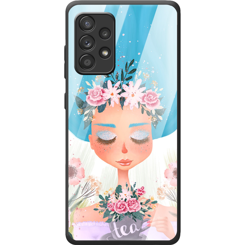 Защитный чехол BoxFace Glossy Panel Samsung A525 Galaxy A52 Tea Girl