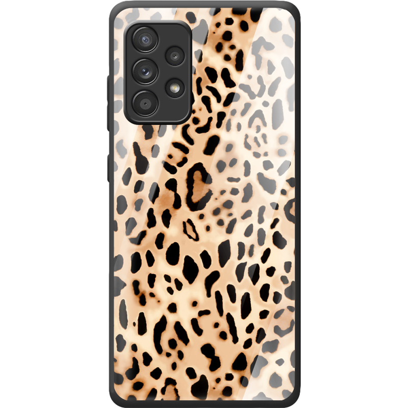 Защитный чехол BoxFace Glossy Panel Samsung A525 Galaxy A52 Leopard Print