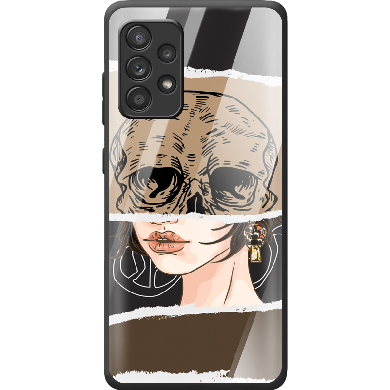 Защитный чехол BoxFace Glossy Panel Samsung A525 Galaxy A52 Skull-Girl