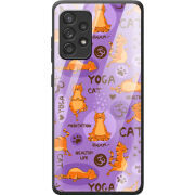 Защитный чехол BoxFace Glossy Panel Samsung A525 Galaxy A52 Yoga Cat