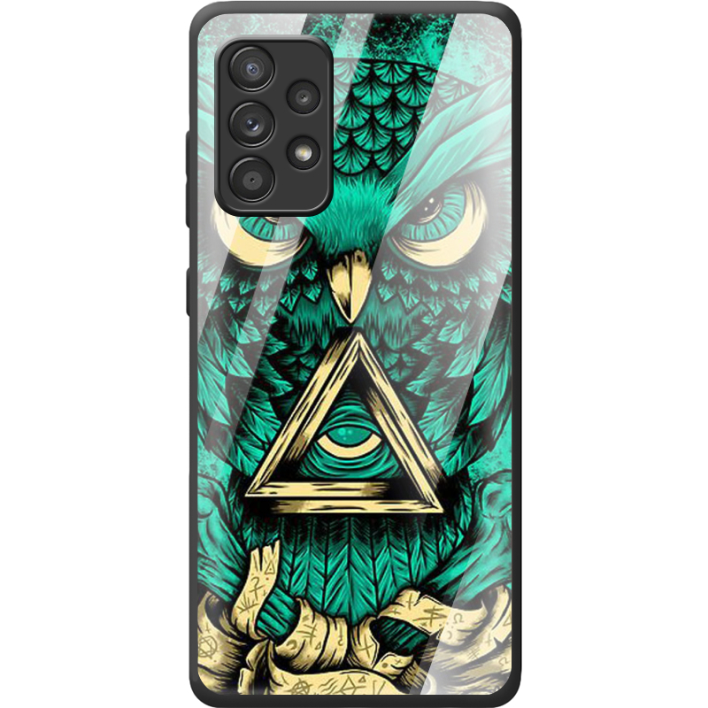 Защитный чехол BoxFace Glossy Panel Samsung A525 Galaxy A52 Masonic Owl