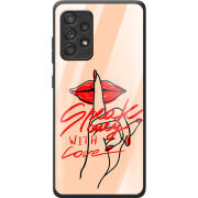 Защитный чехол BoxFace Glossy Panel Samsung A725 Galaxy A72 Speak Only Whith Love